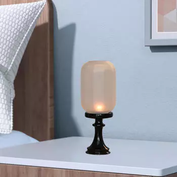 Подсвечник с крышкой, китайский подсвечник, подарок на день рождения, винтажный дизайн, чайная свеча белый