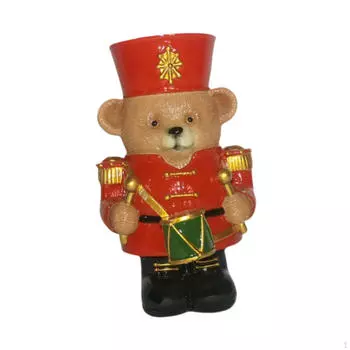 Подсвечник «Щелкунчик», рождественское украшение, подставка для свечей, рождественский декор, декоративный Bear Shape