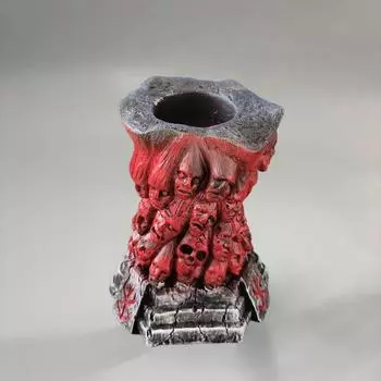 Подсвечник-статуэтка берсерка, рука бога берсерка, правая рука дьявола, череп, руническая скульптура, подсвечник для дома на Хэллоуин 1pc