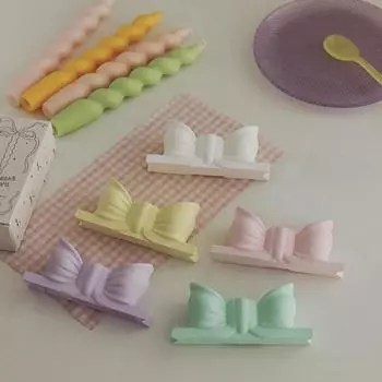 Подсвечник в форме банта Yousheng, смоляная подставка для свечей в форме банта, длинный подсвечник для свадебного обеденного стола, центральное украшение для стола зелёный