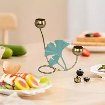 Подсвечник в форме листа, декор для рабочего стола, антикоррозийный, декоративный, устойчивый, термостойкий, романтический ужин, подсвечник, бар, декор для гостиной C