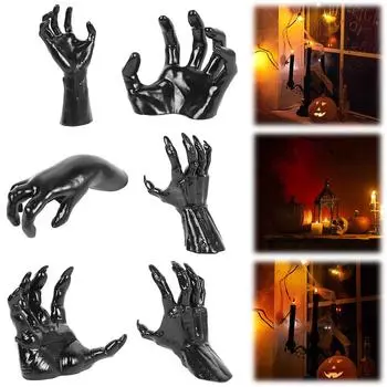 Подсвечник в виде руки привидения Подсвечник для чайной свечи Подсвечник в виде ретро-ароматерапии Жуткий подсвечник Сувениры на Хэллоуин