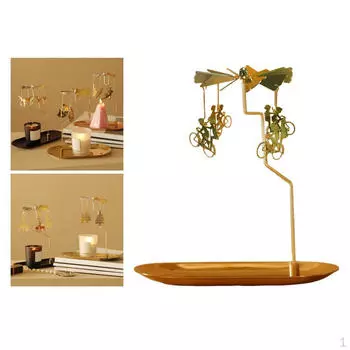 Подсвечник, вращающийся подсвечник для влюбленных, романтическая свадьба, рождественская вечеринка, камин, Elf