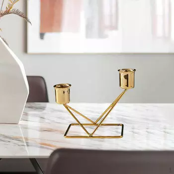 Подсвечники, канделябры, центральные украшения для гостиной, обеденного стола, свадьбы, дома 16x7x10.5cm