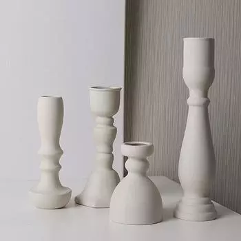 Подсвечники в скандинавском стиле, керамические вазы, подсвечники для дома, гостиной, рабочего стола, вазы для ужина, украшения стола, украшения для подарка
