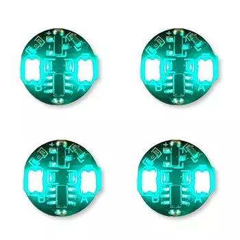 подсветка 2 последовательных светодиода горят мигают комплект из 4 кнопок батареи (CR927-совместимый) магнитный переключатель беспроводной диорама пластиковая модель световая фигурка