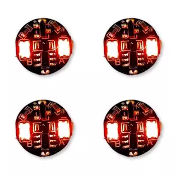 подсветка 2 последовательных светодиода горят мигают комплект из 4 кнопок батареи (CR927-совместимый) магнитный переключатель беспроводной диорама пластиковая модель световая фигурка