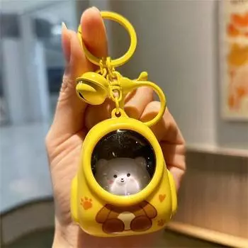 Подсветка Кот Медведь Брелок Парная Подвеска Кот Астронавт Брелок Ювелирный Подарок