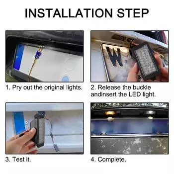 Подсветка номерного знака автомобиля для VW up!/и-вверх! Skoda Citigo/E-Citigo Seat Mii/e-Mii Ibiza 6J 3-дверный задний фонарь LED 5700K