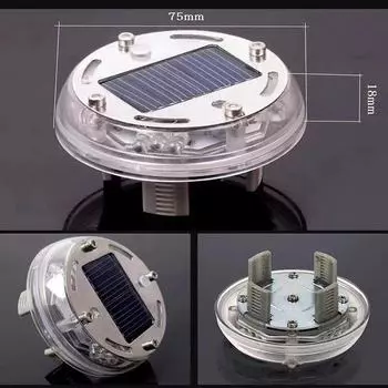 Подсветка ступицы колеса на солнечной батарее для модификации логотипа автомобиля - красочный мигающий дизайн скачек 1 solar hub light