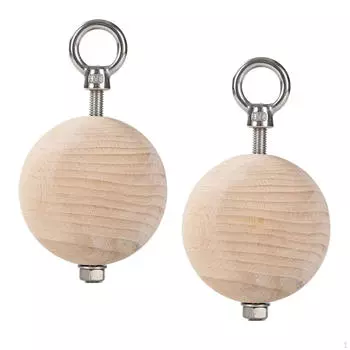 Подтягивания Мяч Удержание Ручки Запястья Ручки Деревянные для Домашнего Спортзала Вес