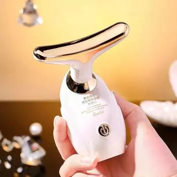 Подтягивающий и укрепляющий массажный косметический прибор Подтягивающий и укрепляющий косметический прибор для лица Для линий шеи и морщин белый