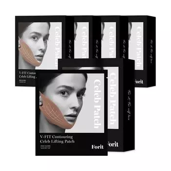 Подтягивающий пластырь Poit V-Fit Contouring Celeb Lifting Patch 5 шт., 1 коробка, 5 коробок
