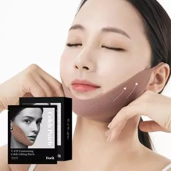 Подтягивающий пластырь Poit V-Fit Contouring Celeb Lifting Patch 5 шт., 1 коробка, 1 коробка