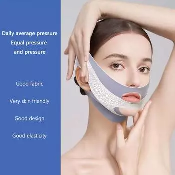 Подтяжка лица с помощью массажа Sleep Face V Shape Facial Slimming Band Relaxation Shape Lift Reduce Double Chorbridge Face Thinning Band Massage