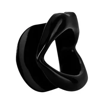 Подтяжка лица Силиконовый тренажер для полости рта Подтяжка лица Укрепляющий инструмент для подтяжки лица One Size чёрный