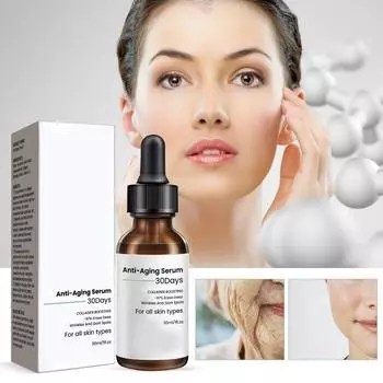 Подтяжка лица, укрепляющая гиалуроновая кислота, уменьшение морщин, сужение пор, уход за лицом, 30 мл One size белый