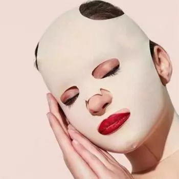 Подтяжка лица, V-образный формирователь, бандаж для похудения, пояс для подбородка, щек, ремень против морщин