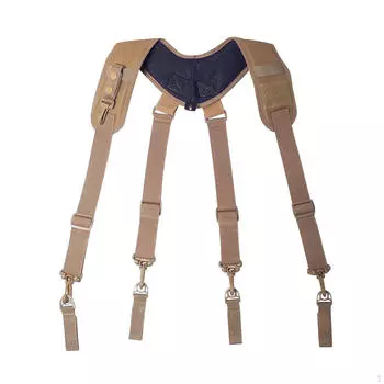 Подтяжки Ремни для работы, x-образный ремень Аксессуары для оборудования с регулируемым мягким инструментом чёрный