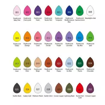 Подушечка для чернил для поделок, штампы DIY, цветная подушечка для чернил для поделок, штамповка на бумаге (Упаковка из 32 шт.)