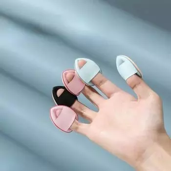 Подушечка для мизинца, пуховка из сладкой ваты, мини-детали для макияжа, тональный крем-консилер, BB-крем, мини-пальчик. 1pc