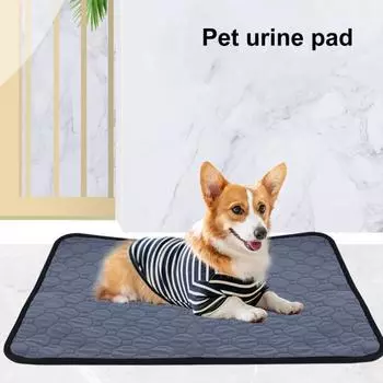 Подушечка для мочи для домашних животных, машинная стирка, водопоглощающий противоскользящий герметичный водонепроницаемый многоразовый коврик для приучения к горшку для щенков собак, коврик для родов, товары для домашних животных M