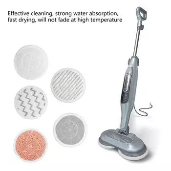 Подушечка для паровой швабры с высокой впитывающей способностью, сменная ткань из сверхтонкого волокна, аксессуары для швабры, ткань для швабры Shark S7001 S7000AMZ S7000 S7001TGT S7201 черный серый