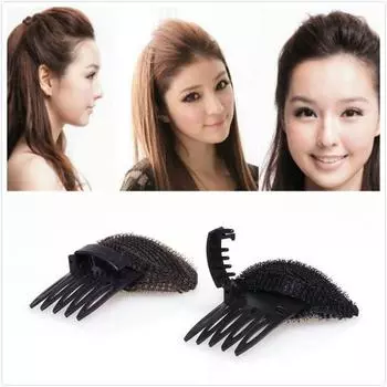 Подушечка для волос, головка принцессы, инструмент для укладки волос, женская прическа, аксессуары для волос Bump It Up чёрный