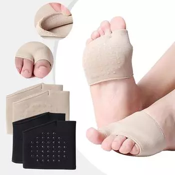 Подушечки для бурсита, подушечки для передней части стопы, подушечки для плюсневых костей, 1 пара мужских и женских противоскользящих гелевых силиконовых подушечек S