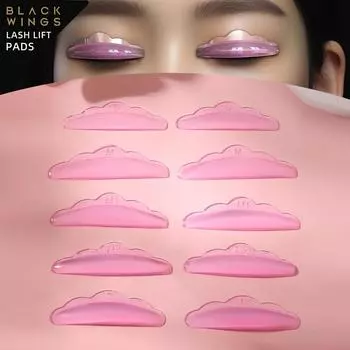 Подушечки для наращивания ресниц blackwings 5 пар 6 цветов Подушечки для завивки ресниц силиконовые липкие