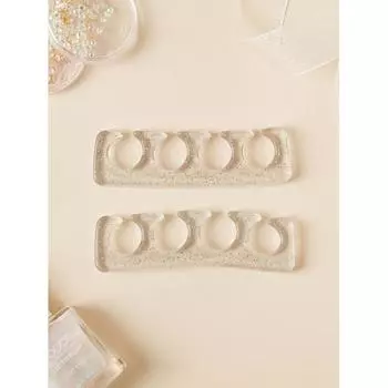 Подушечки для пальцев ног Daiso для педикюра, 2 шт.