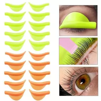 Подушечки для подъема ресниц Стержни для подъема ресниц Силиконовые подушечки для завивки ресниц 10 шт. Многоразовые щитки для ресниц для разных ресниц Идеальный подъем