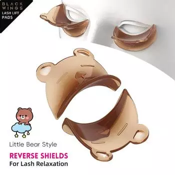 Подушечки для ресниц Blackwings Brown Bear Style, инструмент для снятия ресниц, кератиновая завивка ресниц, хирургическая форма для восстановления и смягчения ресниц