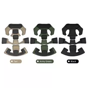 Подушечки для шлема из пены с эффектом памяти, сменный защитный коврик для подушки, аксессуары для шлема команды Венди чёрный