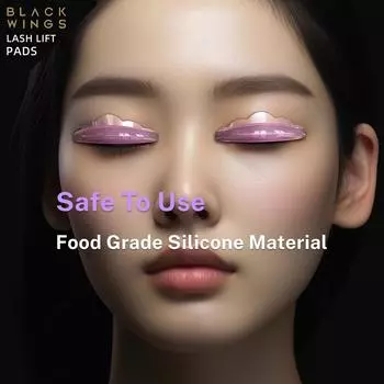 Подушечки для завивки ресниц blackwings 5 пар сиреневого цвета Подушечки для завивки ресниц силиконовые липкие