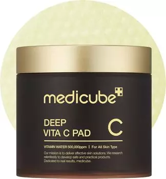 Подушечки Medicube Deep Vita C / Подушечки с тоником с витамином C для неровного тона кожи 1-Pack (70EA)