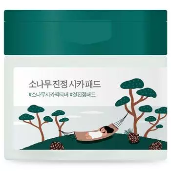 Подушечки Round Lab Pine Soothing Cica 195 мл, 50 шт., 1 шт.