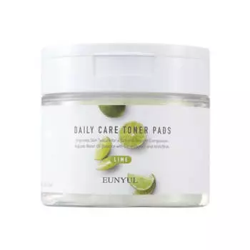 Подушечки с тонером Eunyul Daily Care Lime для жирной кожи 150г 70шт