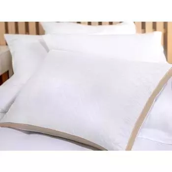 Подушка Air Plus из микрофибры 50 x 70 см Белый – Золотой