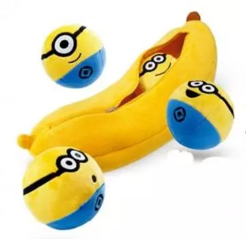 Подушка-банан из мультфильма «Гадкий Я» с миньоном USJ Official Goods жёлтый