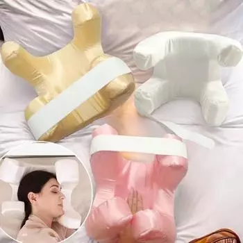 Подушка Beauty Pillow Satin предотвращает появление морщин благодаря съемной моющейся наволочке с эффектом памяти розовый