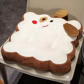 Подушка-бисквит Офисная двойная поясничная подушка Дофаминовая лепестковая студенческая подушка для стула Утолщенная подушка Автомобильная подушка 40*40*8cm