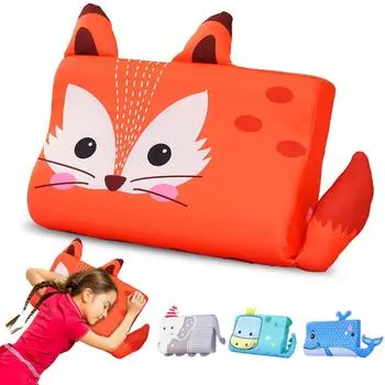 Подушка Calmlye, детская подушка для лучшего и здорового сна, детская подушка, эргономичная, дышащая и приятная для кожи One Size светло-серый