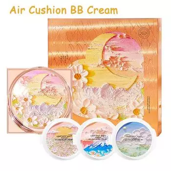 Подушка «Цветок и времена года» BB-крем Водостойкий консилер Тональный крем BB-крем Полный размер + 3 сменных картриджа