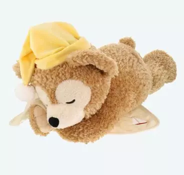 Подушка Даффи Мягкая подушка для тела Sweet Dreams Disney Sea Disney Goods Souvenir Tokyo Disney Sea Disneyland Tokyo Limited бежевый
