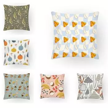 Подушка диван подарок офисная наволочка-банан мультфильм скандинавский простой современный домашний декор художественная наволочка 40x40cm