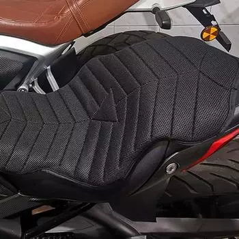 Подушка для электромобиля, однотонная вентиляция, защитный цвет, чистая противоскользящая подушка для двойного сиденья, аксессуары для верховой езды