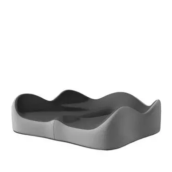 Подушка для автомобильного сиденья из пеноматериала с эффектом памяти, удобная подушка для стула, новая ортопедическая подушка для копчика серый/чёрный