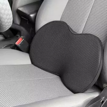 Подушка для автомобильного сиденья снимает боль в спине, улучшает впечатления от вождения, подушка сиденья чёрный