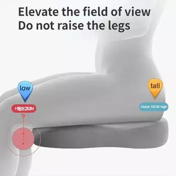 Подушка для автомобильного сиденья, увеличивающая высоту, коврик, дышащая портативная подушка для автомобильного сиденья, снятие усталости, подходит для автомобилей розовый